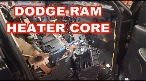 Q&A: 2016 Ram Heater Core Replacement 